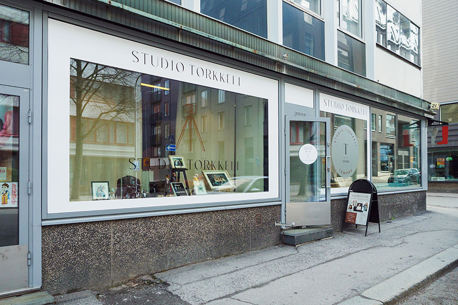 Studio Torkkelin Pikkustudio Tampereen Keskustassa, Tuomiokirkonkadulla